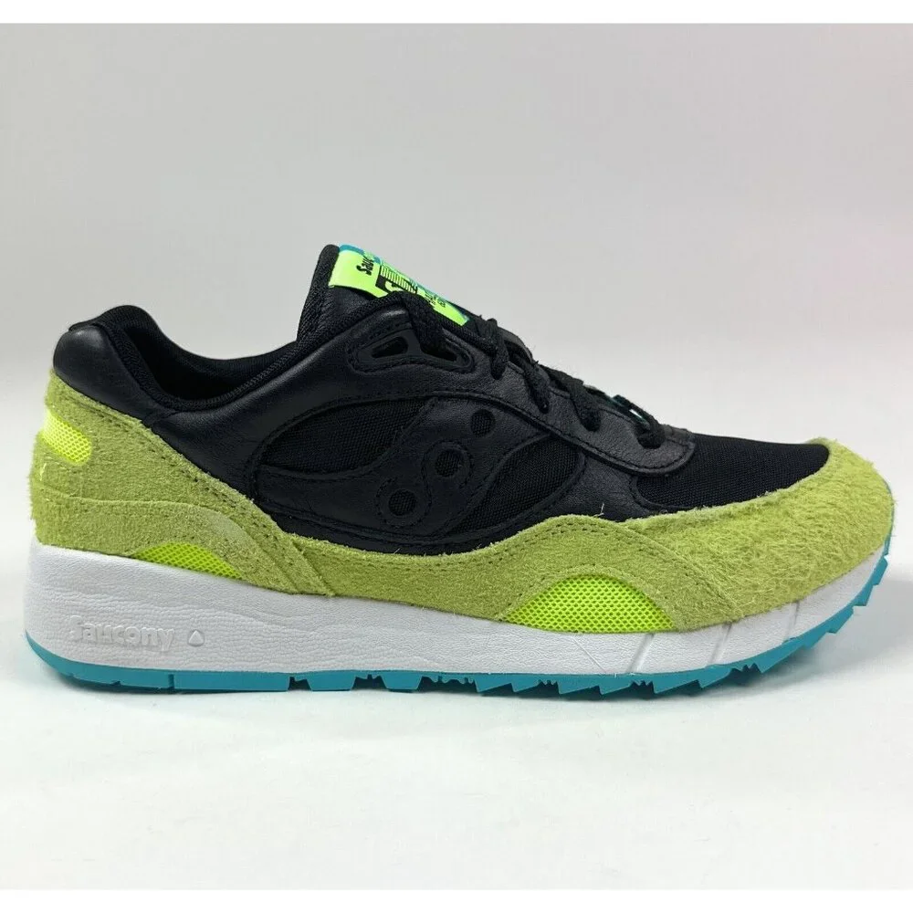 Saucony Originals Shadow 6000 Split Mens 8.5 Yellow Blue Running Shoes S70751-1 - Picture 1 of 9